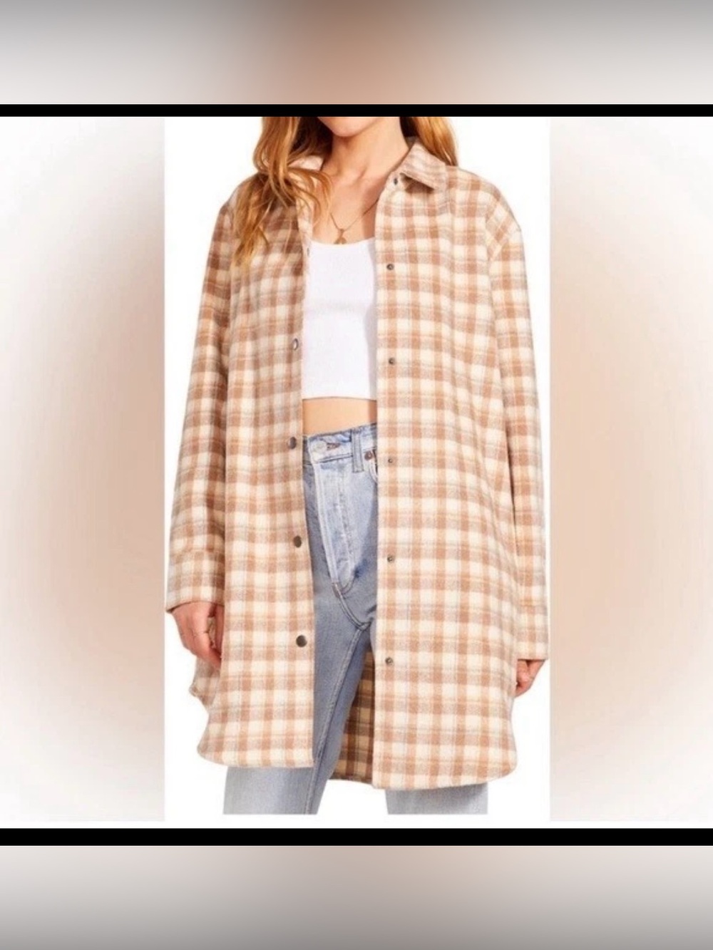 BB Dakota Oversized Eldridge Shirt Jacket Size S